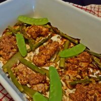 Crunchy Chicken Satay in a Pan